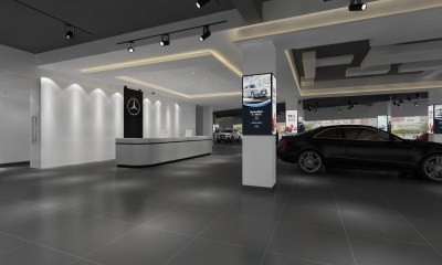 现代4S店3D模型下载